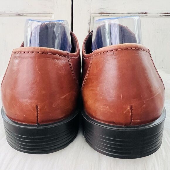 Ecco Metropole London Brown Leather Broque Lace up Oxford Dress Shoes EU44 US11